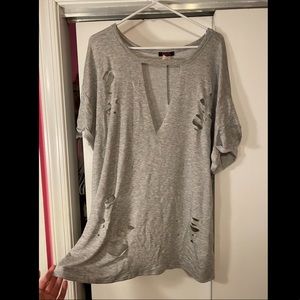 Distressed T-shirt from Rainbow